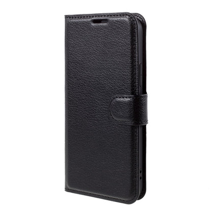 Litchi Surface Shell Leather Case with Stand for iPhone 12 Pro / 12 Mobile Phone Accessories