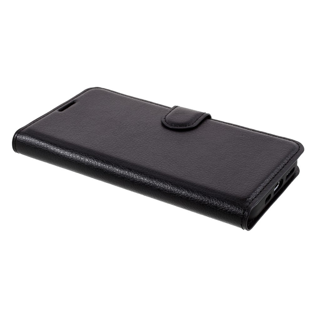 Litchi Surface Shell Leather Case with Stand for iPhone 12 Pro / 12 Mobile Phone Accessories
