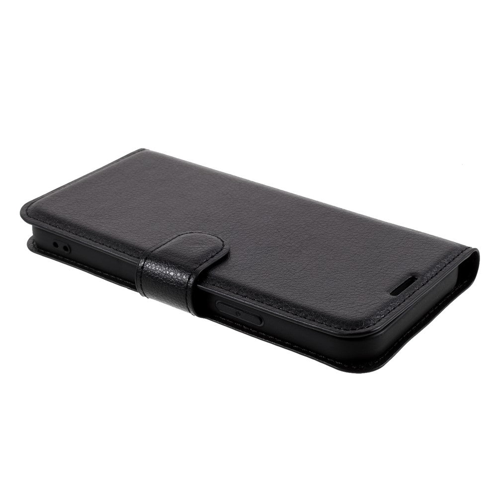 Litchi Surface Shell Leather Case with Stand for iPhone 12 Pro / 12 Mobile Phone Accessories