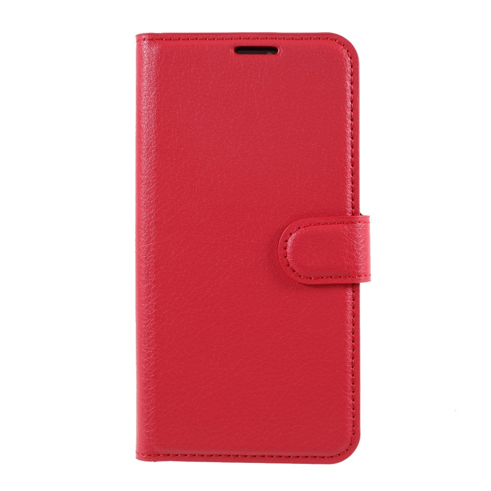 Litchi Surface Shell Leather Case with Stand for iPhone 12 Pro / 12 Mobile Phone Accessories