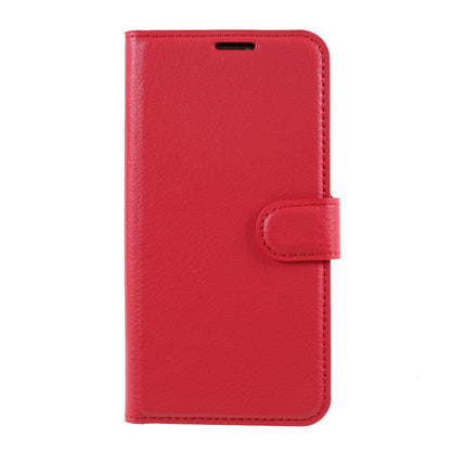 Litchi Surface Shell Leather Case with Stand for iPhone 12 Pro / 12 Mobile Phone Accessories