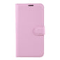Litchi Surface Shell Leather Case with Stand for iPhone 12 Pro / 12 Mobile Phone Accessories