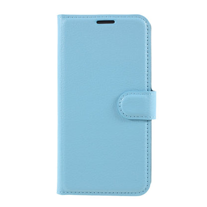 Litchi Surface Shell Leather Case with Stand for iPhone 12 Pro / 12 Mobile Phone Accessories