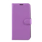 Litchi Surface Shell Leather Case with Stand for iPhone 12 Pro / 12 Mobile Phone Accessories