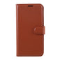 Litchi Surface Shell Leather Case with Stand for iPhone 12 Pro / 12 Mobile Phone Accessories