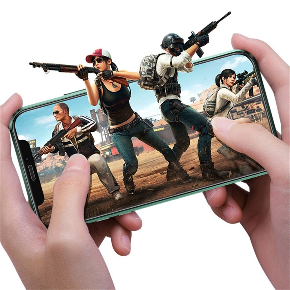 Muti-Color Anti-Scratch Magnetic Installation Metal Frame + Tempered Glass Full Covering Phone Cover for iPhone 11 6.1 inch