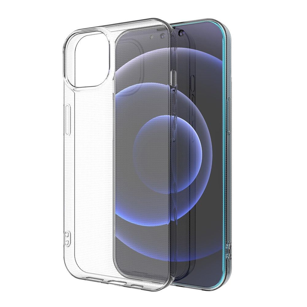 Ultra Thin Crystal Clear TPU Phone Protective Case for iPhone 13 6.1 inch