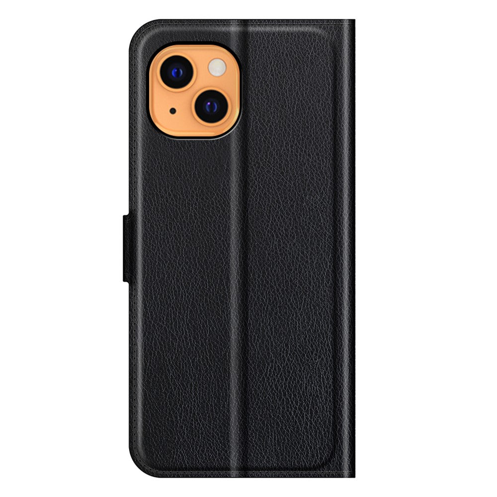 For iPhone 13 Case Litchi Texture Shockproof Leather Wallet Phone Cover