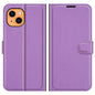 For iPhone 13 Case Litchi Texture Shockproof Leather Wallet Phone Cover