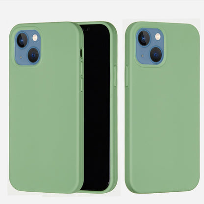 For iPhone 13 Anti-Scratch Liquid Silicone Phone Back Case Protective Cover