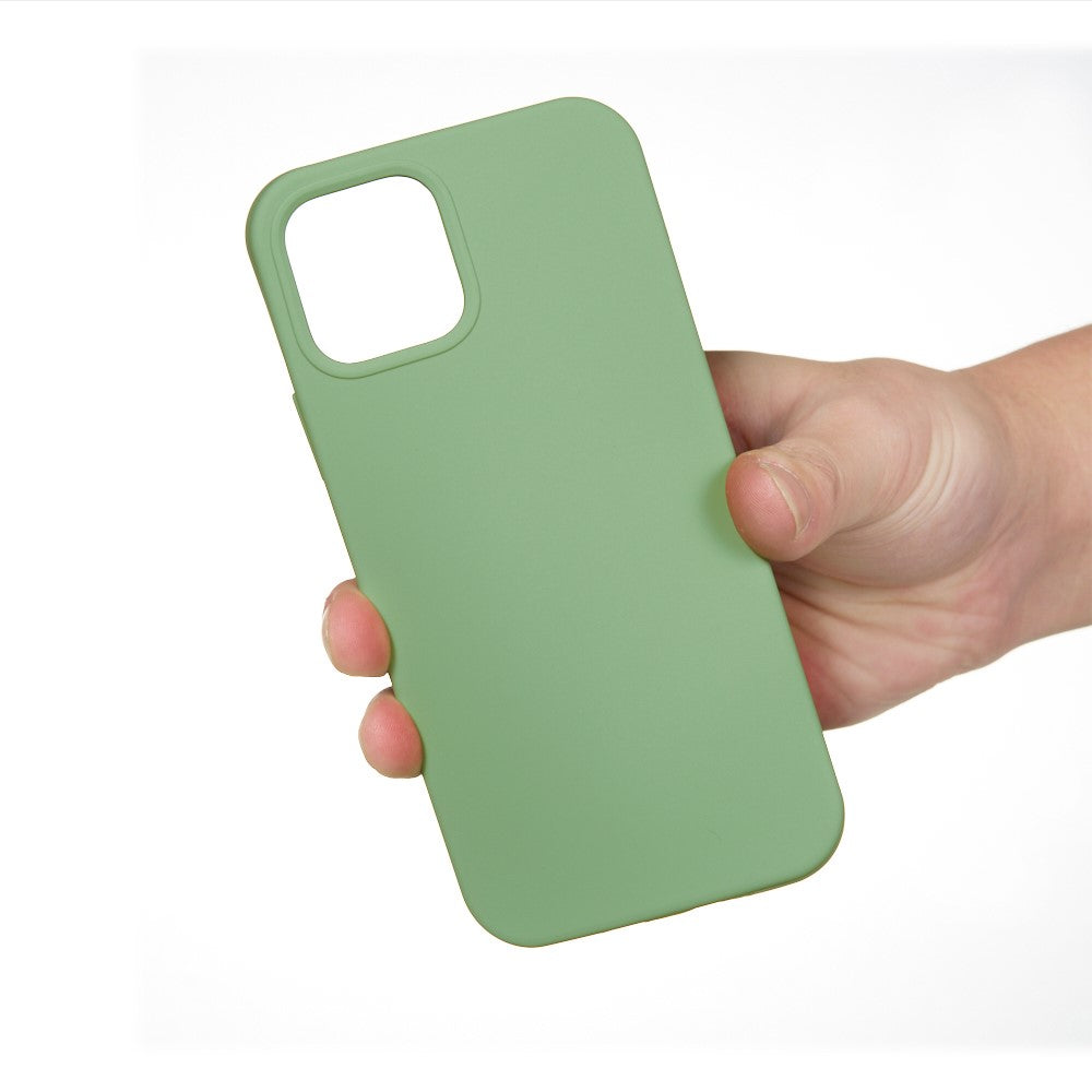 For iPhone 13 Anti-Scratch Liquid Silicone Phone Back Case Protective Cover
