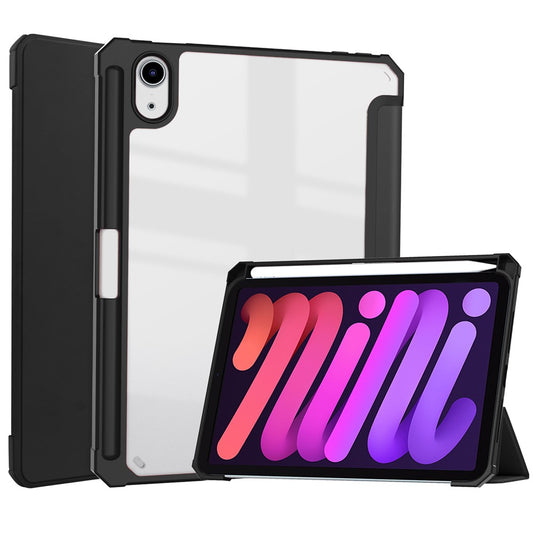 Transparente Hülle mit Ständer & Stifthalter für iPad mini (2024) / mini (2021)