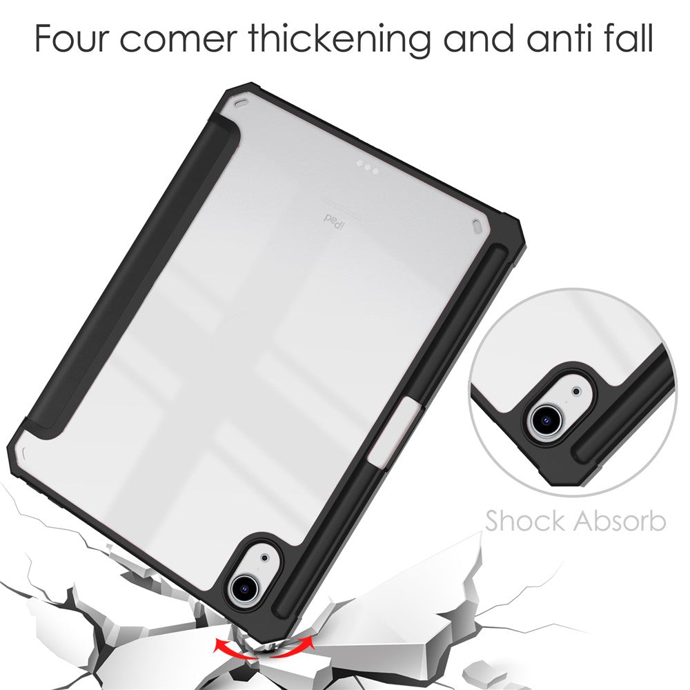Transparente Hülle mit Ständer & Stifthalter für iPad mini (2024) / mini (2021)