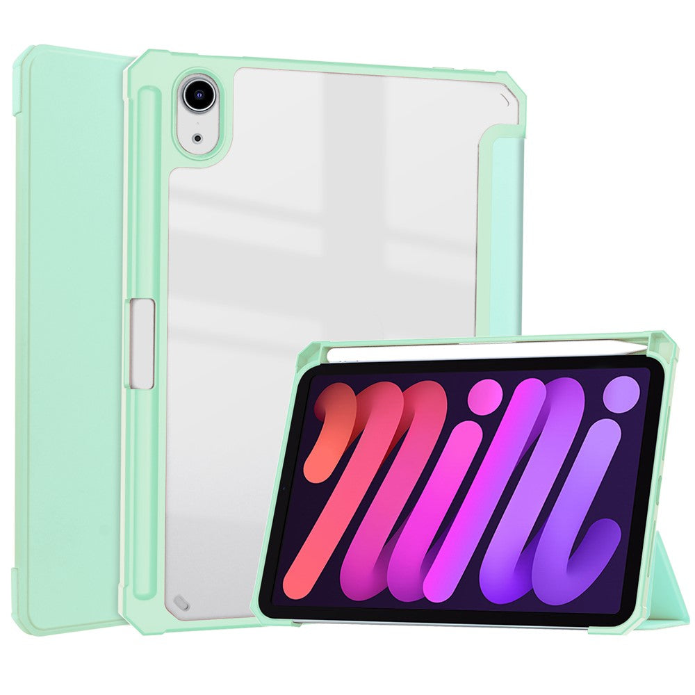 Transparente Hülle mit Ständer & Stifthalter für iPad mini (2024) / mini (2021)