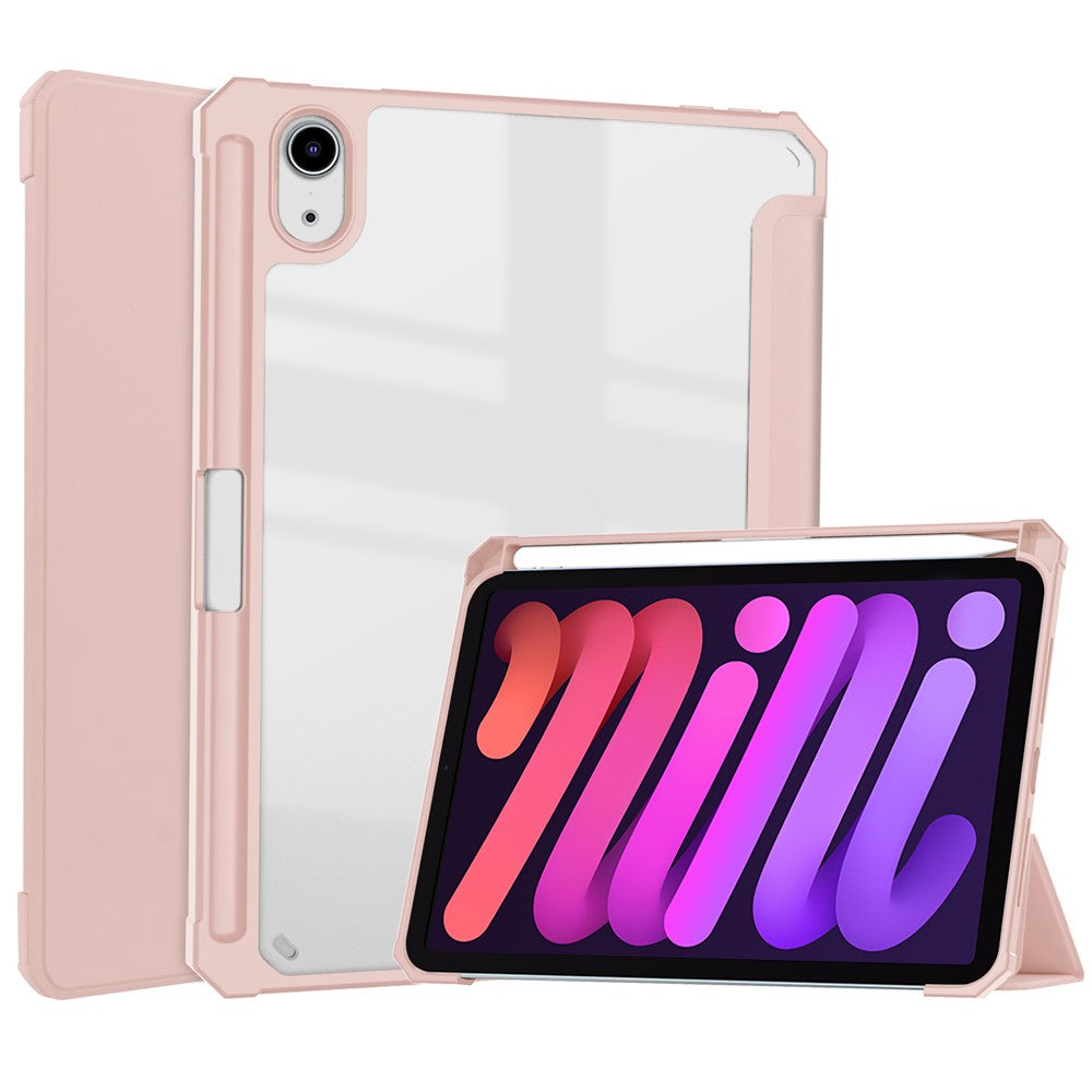 Transparente Hülle mit Ständer & Stifthalter für iPad mini (2024) / mini (2021)