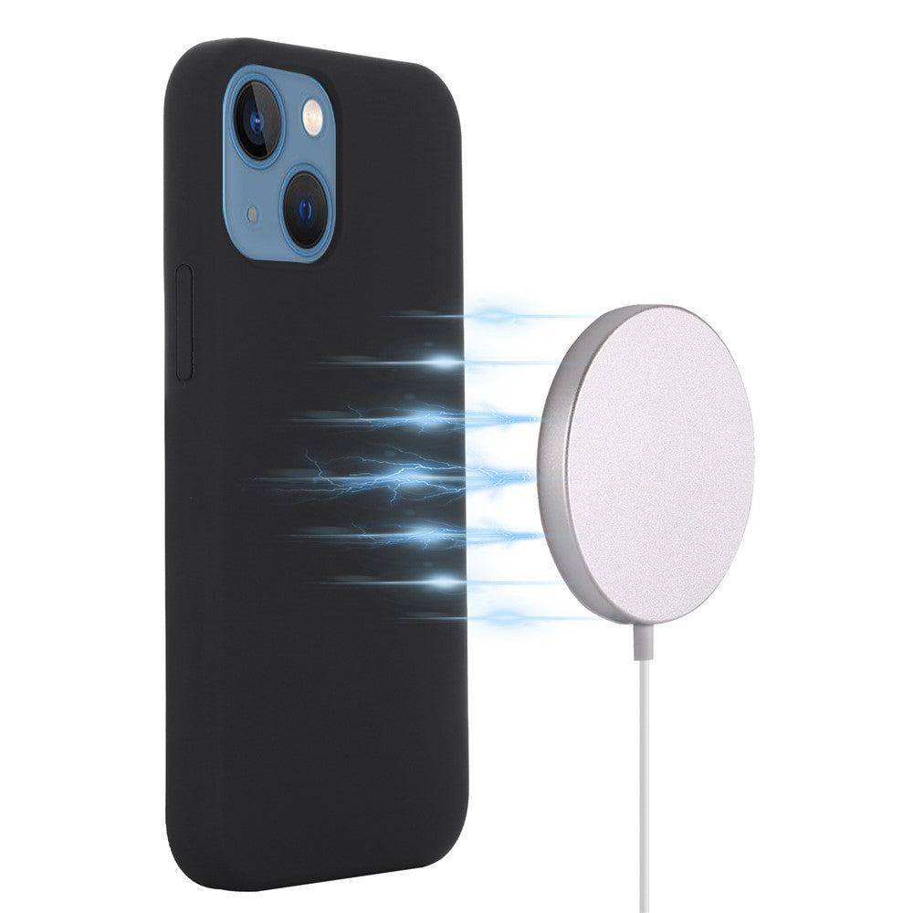 For iPhone 13 Cover Compatible with MagSafe Liquid Silicone Phone Case