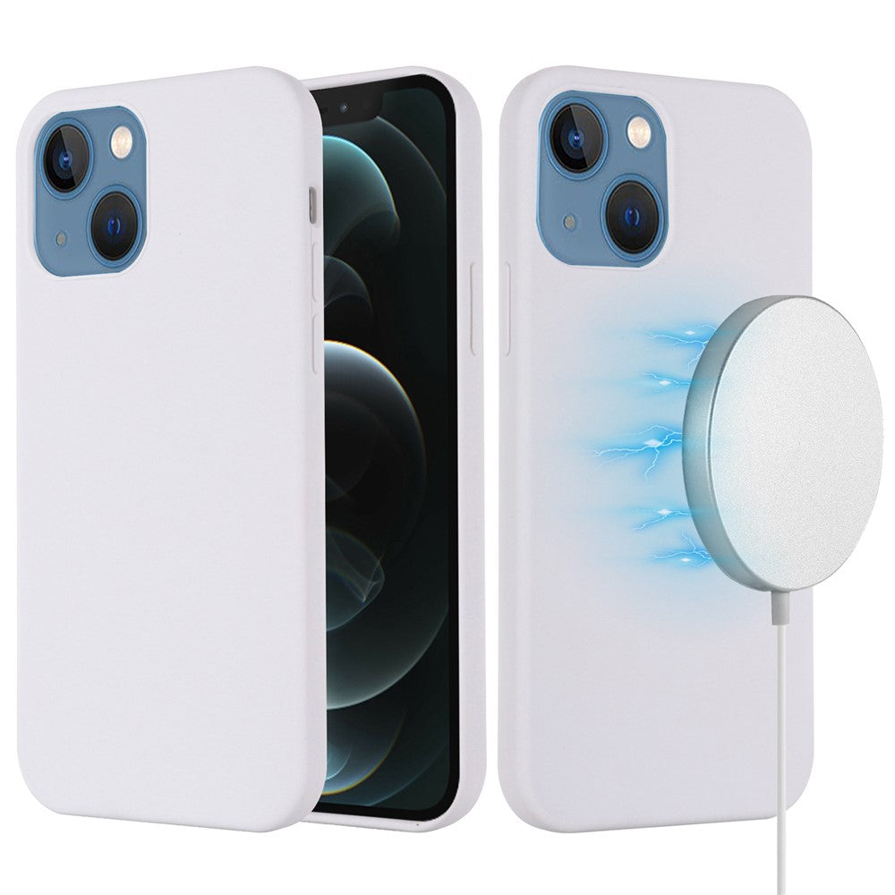 For iPhone 13 Cover Compatible with MagSafe Liquid Silicone Phone Case