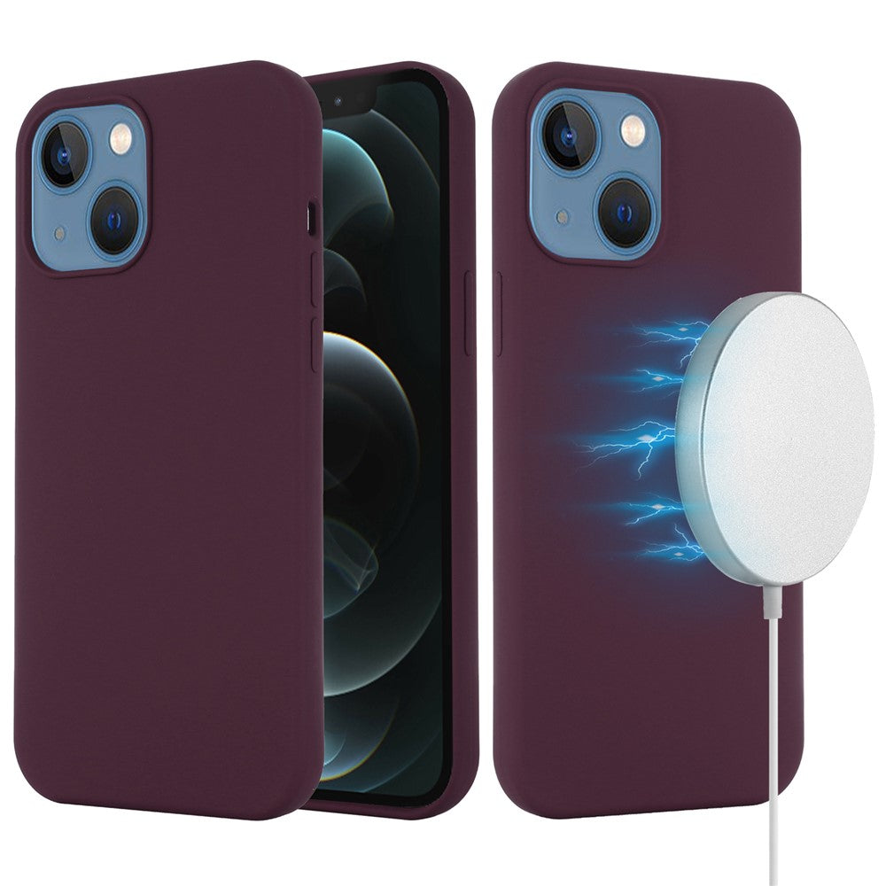 For iPhone 13 Cover Compatible with MagSafe Liquid Silicone Phone Case