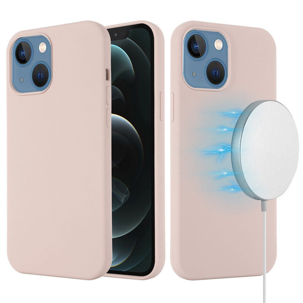 For iPhone 13 Cover Compatible with MagSafe Liquid Silicone Phone Case