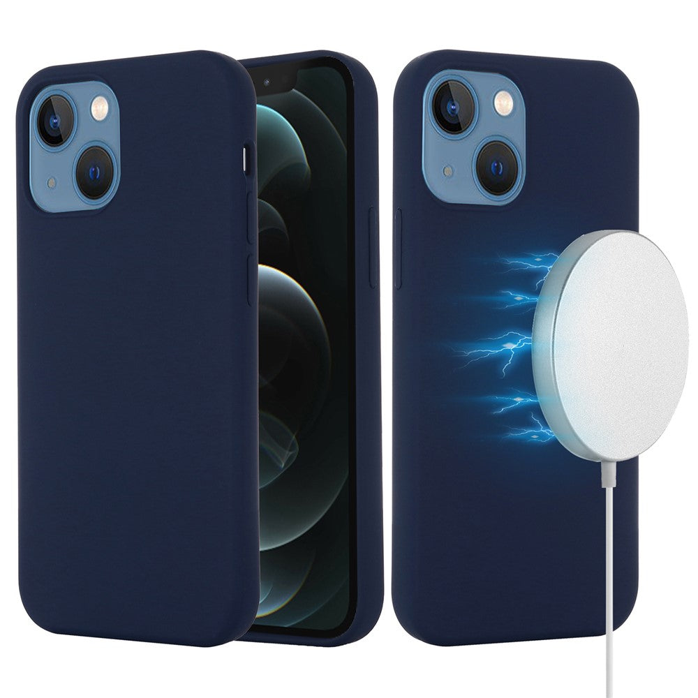 For iPhone 13 Cover Compatible with MagSafe Liquid Silicone Phone Case