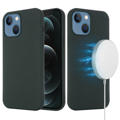 For iPhone 13 Cover Compatible with MagSafe Liquid Silicone Phone Case