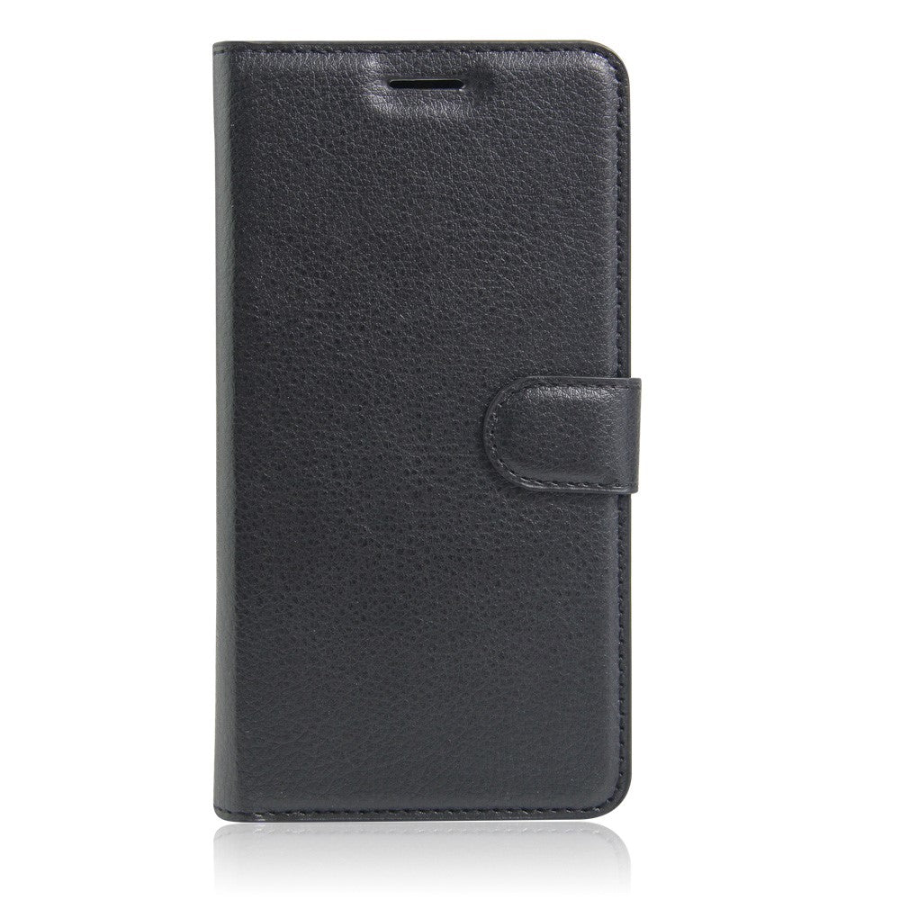 Litchi Grain Leather Wallet Case Flip Folio Stand Protective Cover for iPhone SE 2nd Gen (2020)/SE (2022)/8/7 4.7 inch
