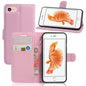 Litchi Grain Leather Wallet Case Flip Folio Stand Protective Cover for iPhone SE 2nd Gen (2020)/SE (2022)/8/7 4.7 inch