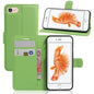 Litchi Grain Leather Wallet Case Flip Folio Stand Protective Cover for iPhone SE 2nd Gen (2020)/SE (2022)/8/7 4.7 inch