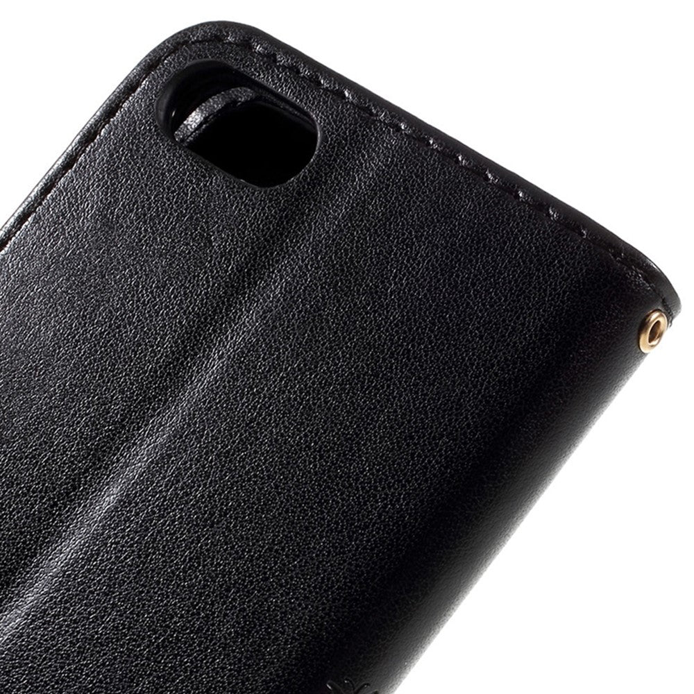 PU Leather Case for iPhone SE (2020) / SE (2022) / 8 / 7 4.7 inch Phone Wallet Cover with Strap