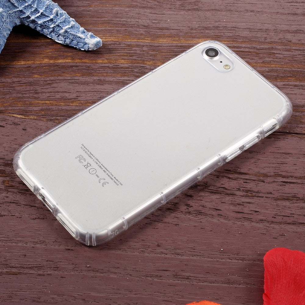 Drop-Proof Crystal Clear TPU Mobile Phone Accessory Casing for iPhone SE (2020) / SE (2022) / 8 / 7 4.7 inch