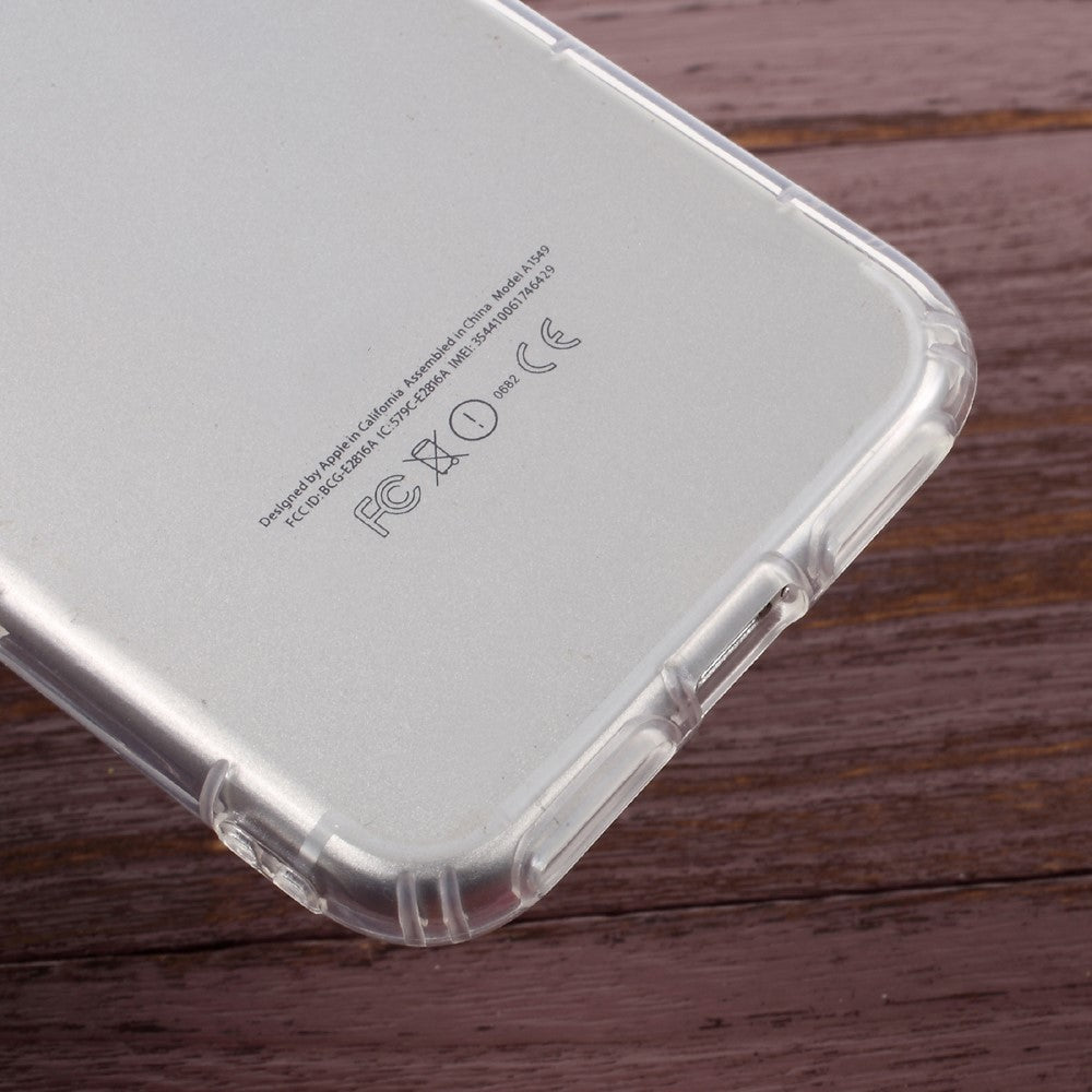 Drop-Proof Crystal Clear TPU Mobile Phone Accessory Casing for iPhone SE (2020) / SE (2022) / 8 / 7 4.7 inch