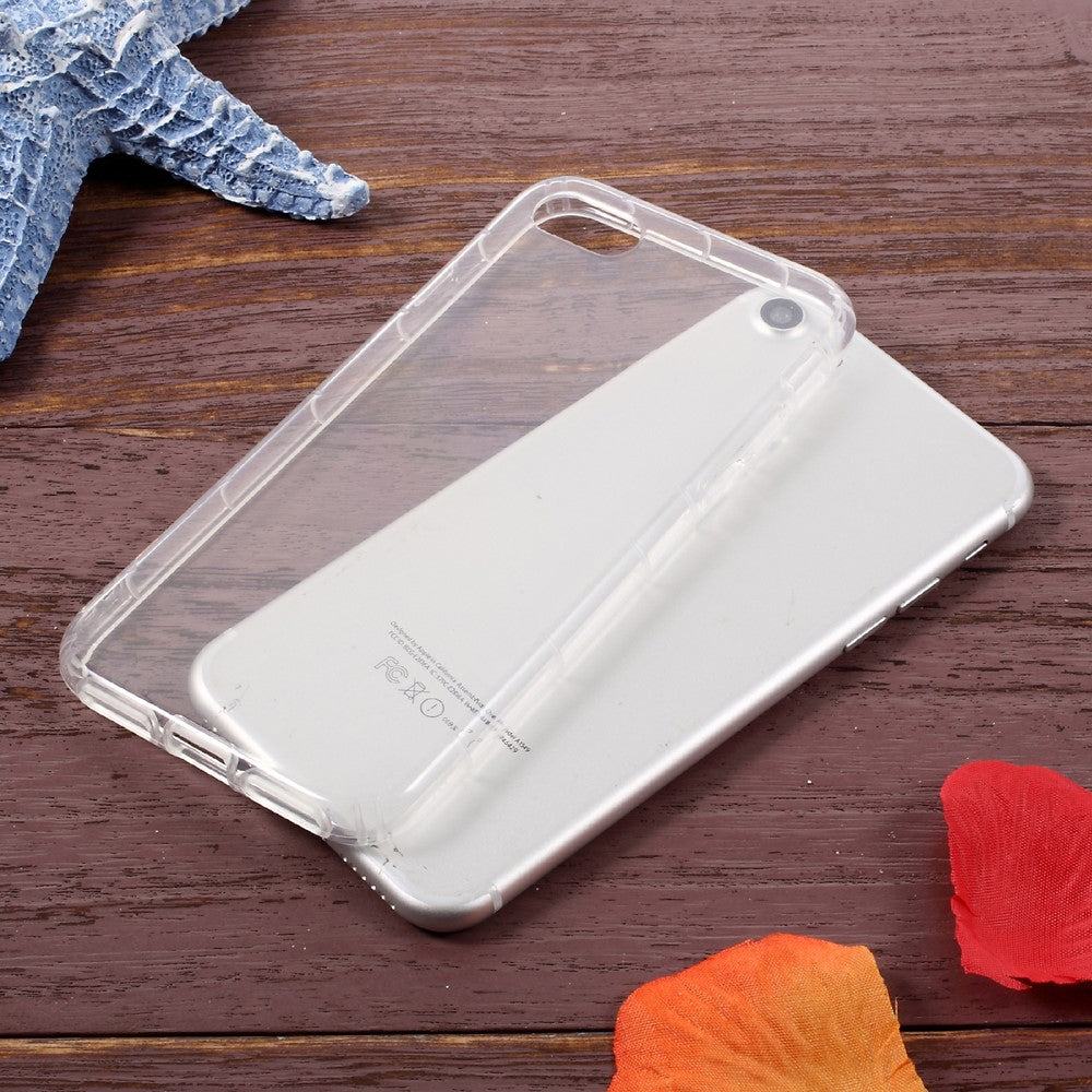 Drop-Proof Crystal Clear TPU Mobile Phone Accessory Casing for iPhone SE (2020) / SE (2022) / 8 / 7 4.7 inch