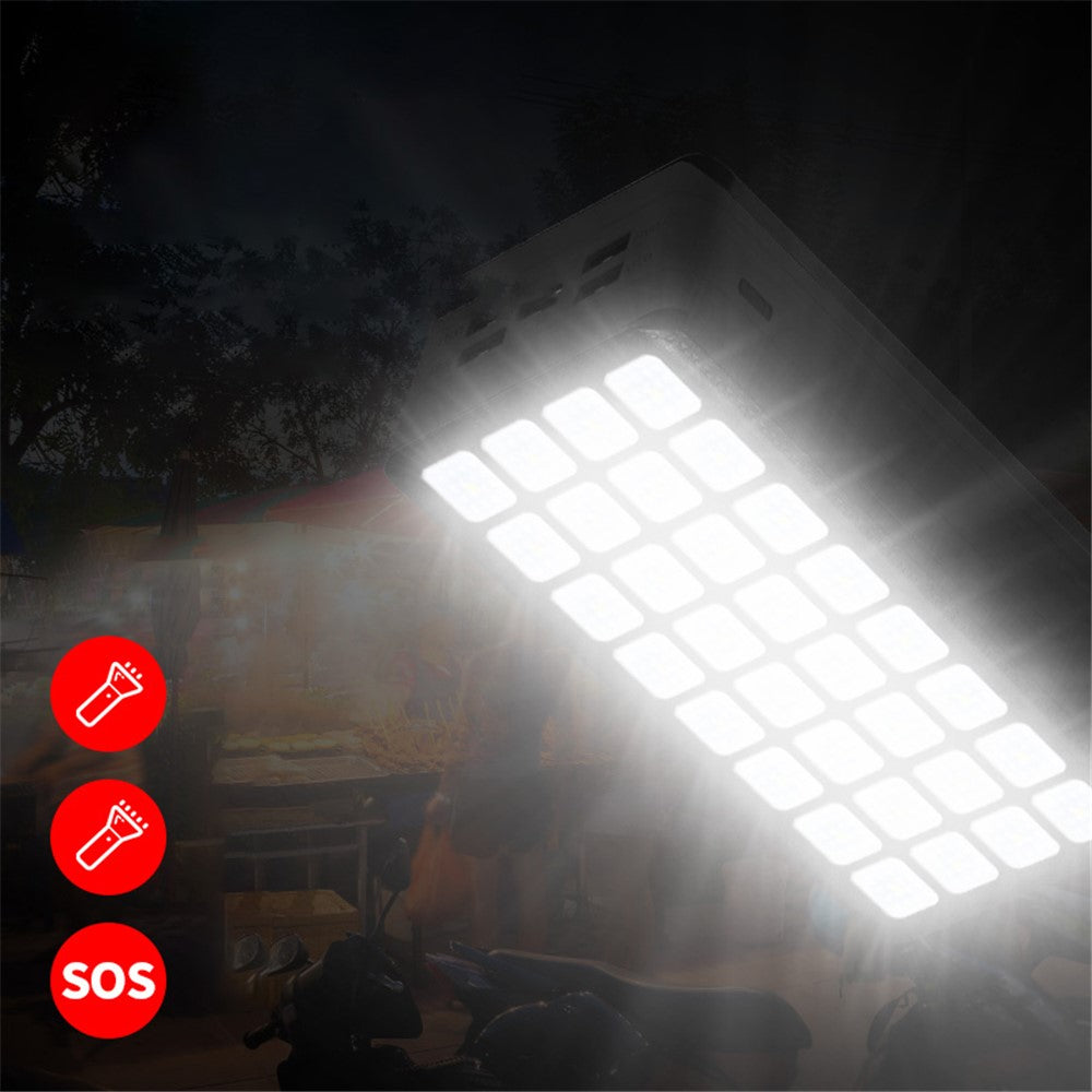 PSOOO PS-900 Solar Powerbank 50000 mAh – 4 USB-Ausgänge, 32 LED Campinglampe, Solar-Ladegerät
