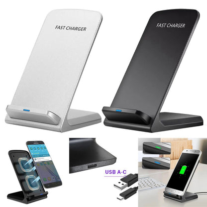 Z2 15W Wireless Charger Fast Charging Mobile Phone Cradle Stand for iPhone Samsung Huawei Xiaomi