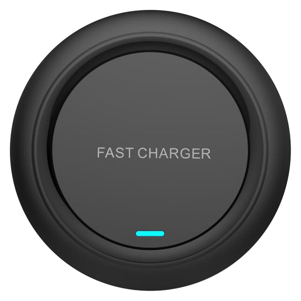 Q18 Round Shape Wireless Charger 15W Fast Charging Desktop Charging Pad