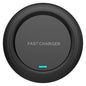 Q18 Round Shape Wireless Charger 15W Fast Charging Desktop Charging Pad