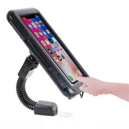 S2102 Motorcycle Phone Bag Bicycle Rear View Mirror Mount Holder Stand Waterproof Case Cover