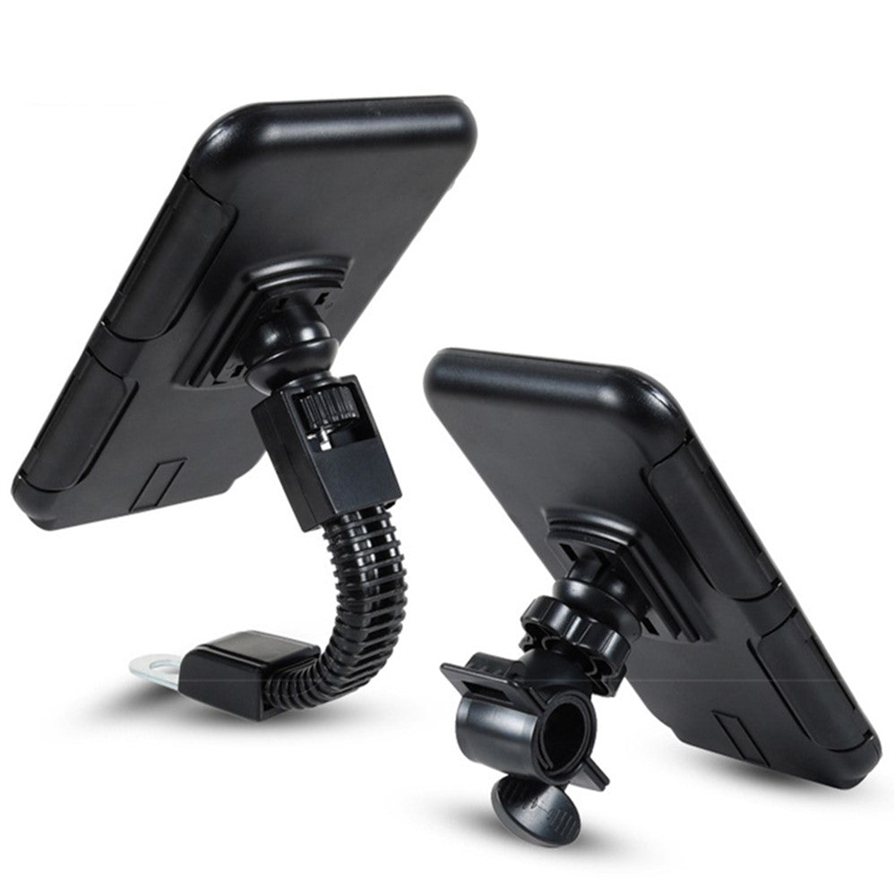 S2102 Motorcycle Phone Bag Bicycle Rear View Mirror Mount Holder Stand Waterproof Case Cover
