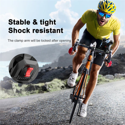 JOYROOM JR-ZS288 Bike Phone Mount Quick Release Bicycle Handlebar Phone Holder Bike Phone Bracket for 4.7-7 inch Cell Phones