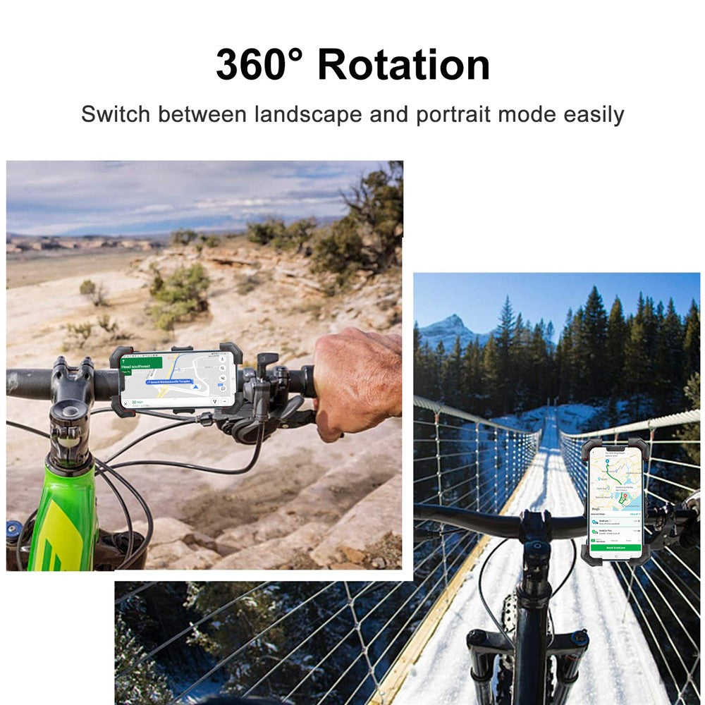 JOYROOM JR-ZS288 Bike Phone Mount Quick Release Bicycle Handlebar Phone Holder Bike Phone Bracket for 4.7-7 inch Cell Phones