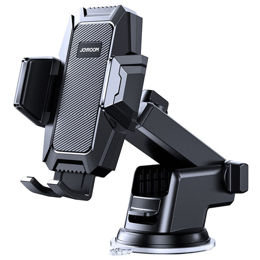 JOYROOM JR-ZS285 Angle-adjustable Car Phone Holder Strong Suction Mobile Phone Clamp Mount for Dashboard Windshield Air Vent Desktop