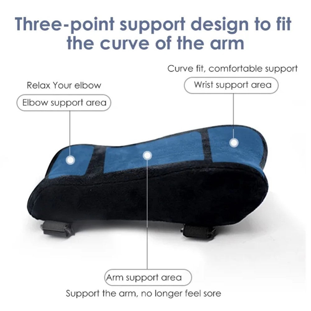 Ergonomic Memory Foam Armrest Pad Home Office Seat Armrest Pillow for Wheelchair