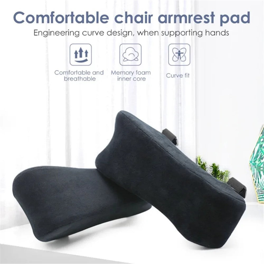 Ergonomic Memory Foam Armrest Pad Home Office Seat Armrest Pillow for Wheelchair