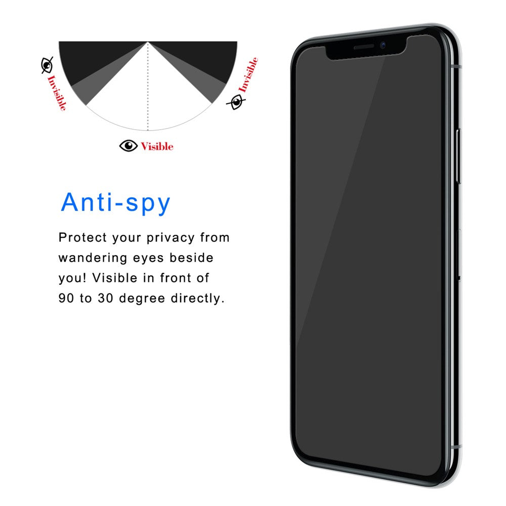 HAT PRINCE for iPhone 11 Pro 5.8" (2019) / XS / X 5.8 inch 2.5D Anti-Peep Tempered Glass Screen Protector 0.26mm