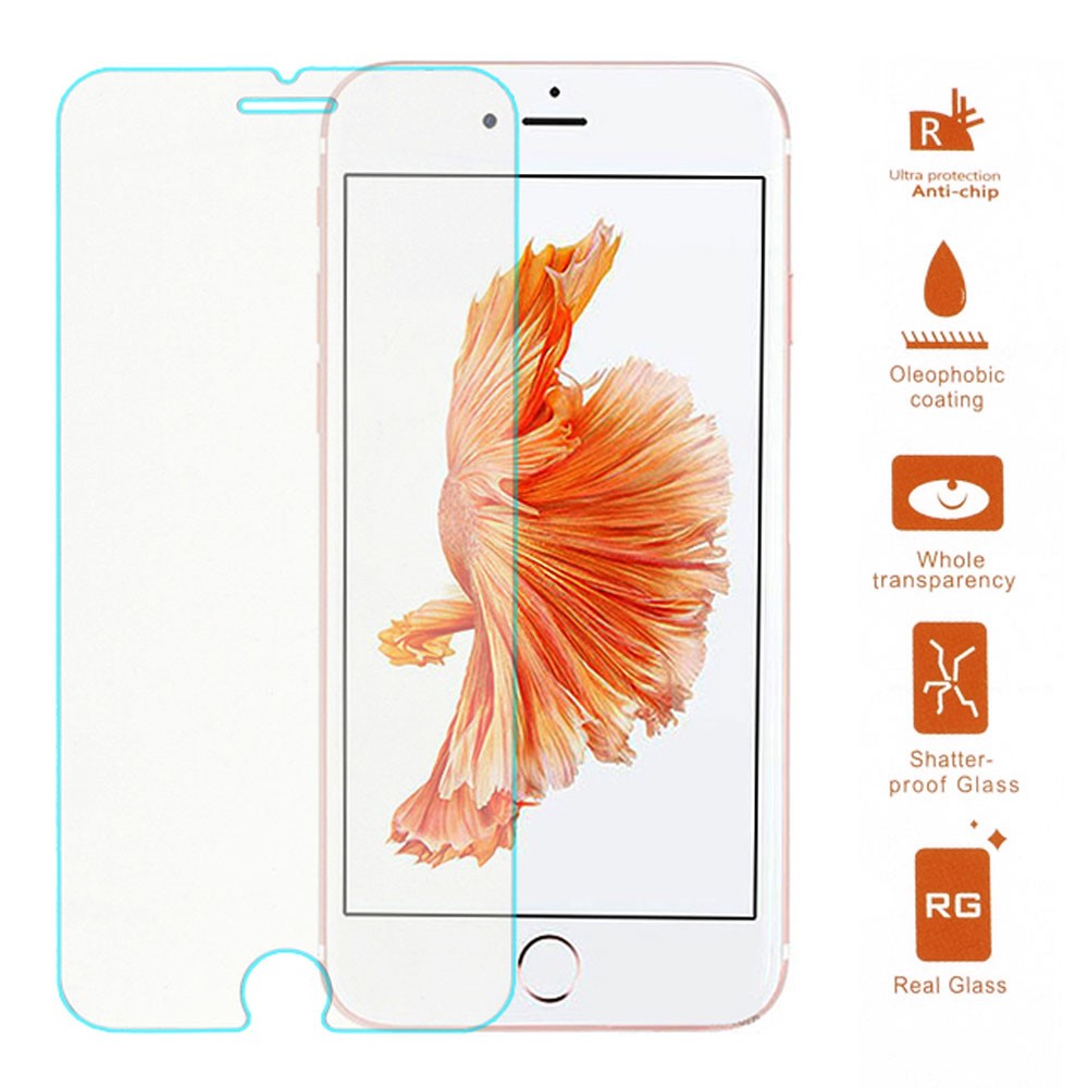 For iPhone SE (2020)/SE (2022)/8/7 4.7 inchTempered Glass Screen Protector Guard Film 0.3mm Arc Edge