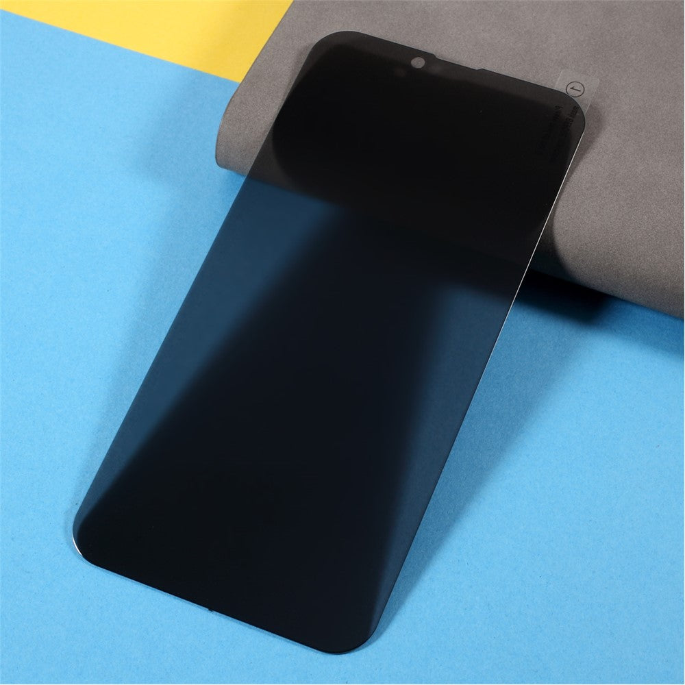 0.3mm Anti-Spy Film for iPhone 14 / 13 Pro / 13 Arc Edge Tempered Glass Phone Screen Protector