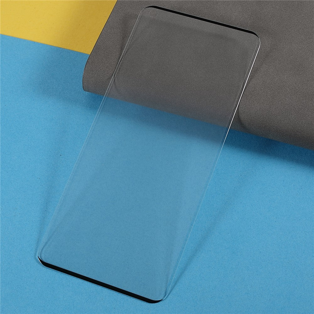 Silk Printing Screen Protector for OnePlus 9 Pro/10 Pro, HD Full Coverage Side Glue Tempered Glass Film