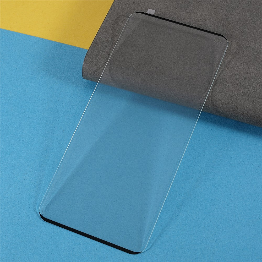 Silk Printing Screen Protector for OnePlus 9 Pro/10 Pro, HD Full Coverage Side Glue Tempered Glass Film
