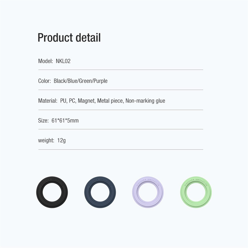 NILLKIN Multi-Color Strong Magnet SnapHold Magnetic Sticker for Smartphones