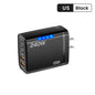 240W GaN USB C Charger 5 in 1 Fast Charging Phone Charger Power Adapter For iPhone Samsung Xiaomi Type C EU/US Plug Wall Charger